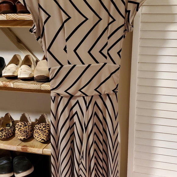 Striped Jumpsuit, Size Medium, By MSK - Picture 12 of 13